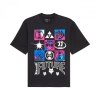 T-SHIRT FOX IMAGE COSMO MW OVERSIZED 1 BLACK L